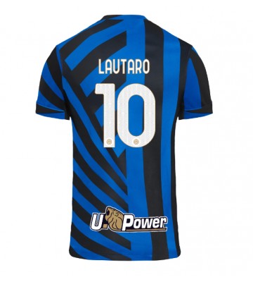 Inter Milan Lautaro Martinez #10 Primera Equipación 2024-25 Manga Corta